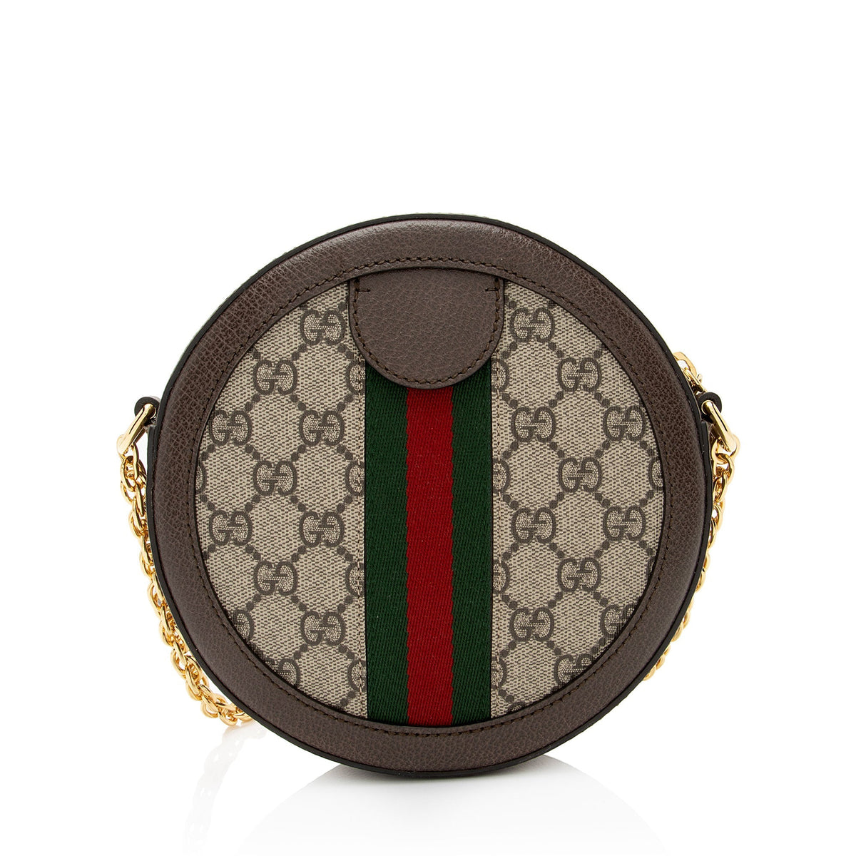 Gucci GG Supreme Ophidia Round Mini Shoulder Bag (SHF-99m356)