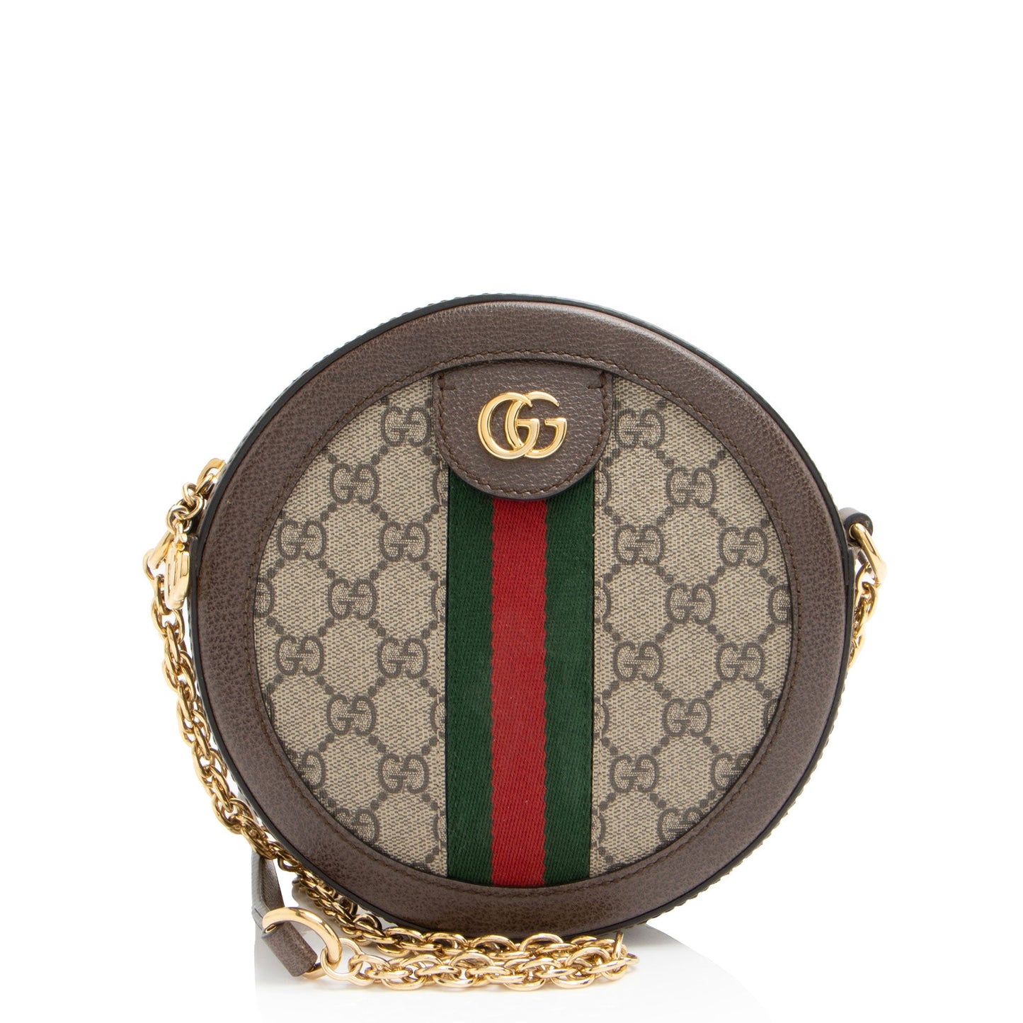 Gucci GG Supreme Ophidia Round Mini Shoulder Bag