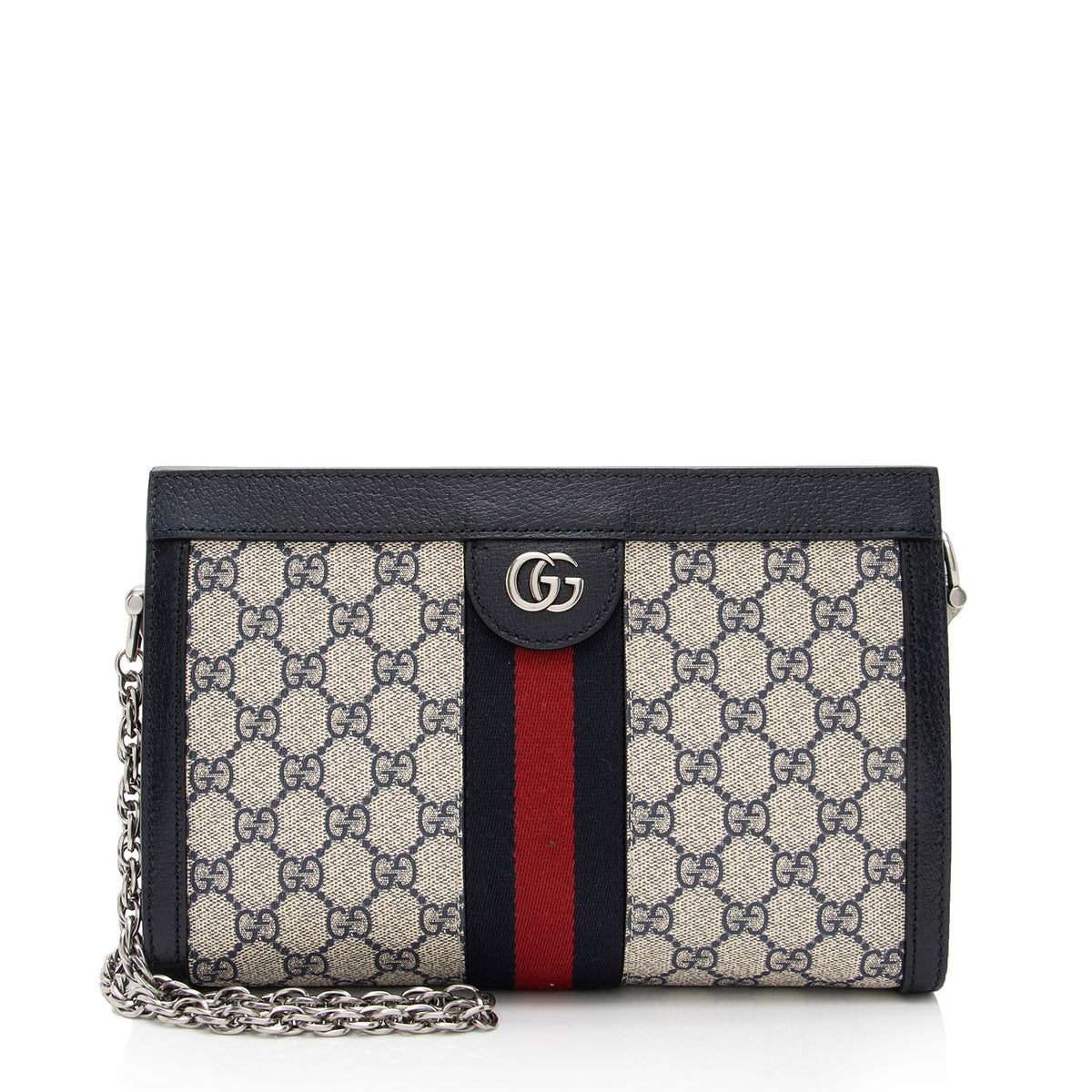 Gucci GG Supreme Ophidia Small Chain Shoulder Bag (SHF-lE2p5v)