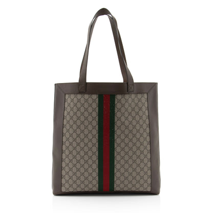 Gucci GG Supreme Ophidia Soft Vertical Large Tote (SHF-bY1N9K)