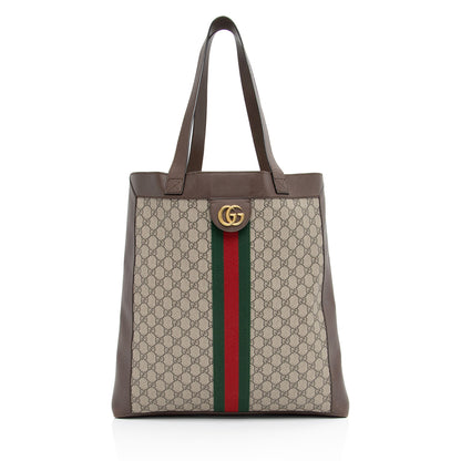 Gucci GG Supreme Ophidia Soft Vertical Large Tote (SHF-HKSf8C)