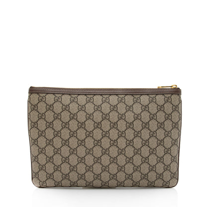 Gucci GG Supreme Ophidia Zip Pouch (SHF-KmZkGJ)