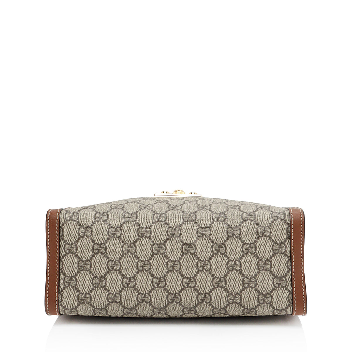 Gucci GG Supreme Padlock Chain Small Shoulder Bag (SHF-Z3zmfK)