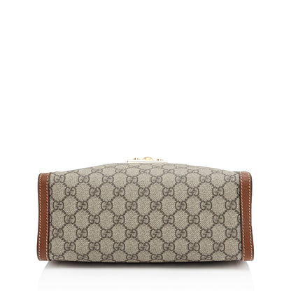 Gucci GG Supreme Padlock Chain Small Shoulder Bag (SHF-Z3zmfK)