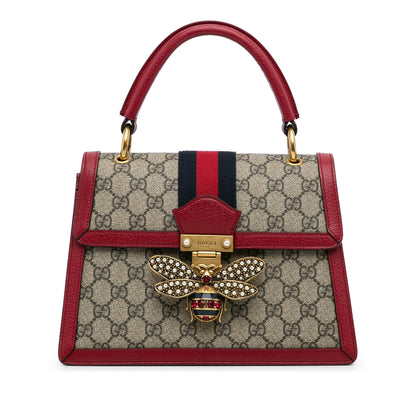 Gucci GG Supreme Queen Margaret Satchel (SHG-bPHpLo)