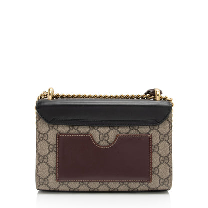 Gucci GG Supreme Small Padlock Shoulder Bag (SHF-wWXgdi)