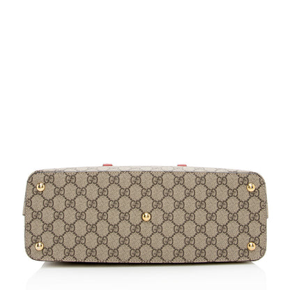 Gucci GG Supreme Small Zip Tote