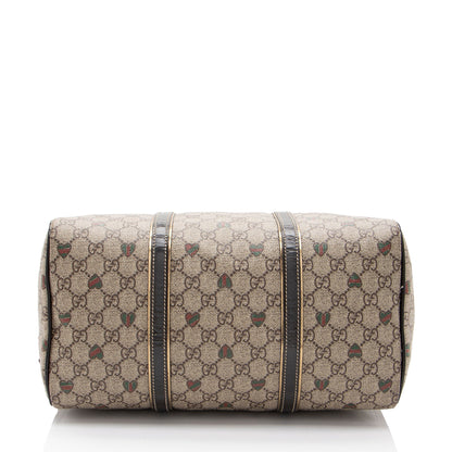 Gucci GG Supreme Tattoo Hearts Joy Boston Bag