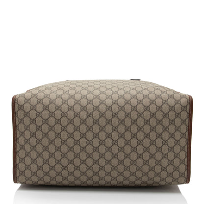 Gucci GG Supreme Web Loop Medium Duffle Bag (SHF-YShwwJ)