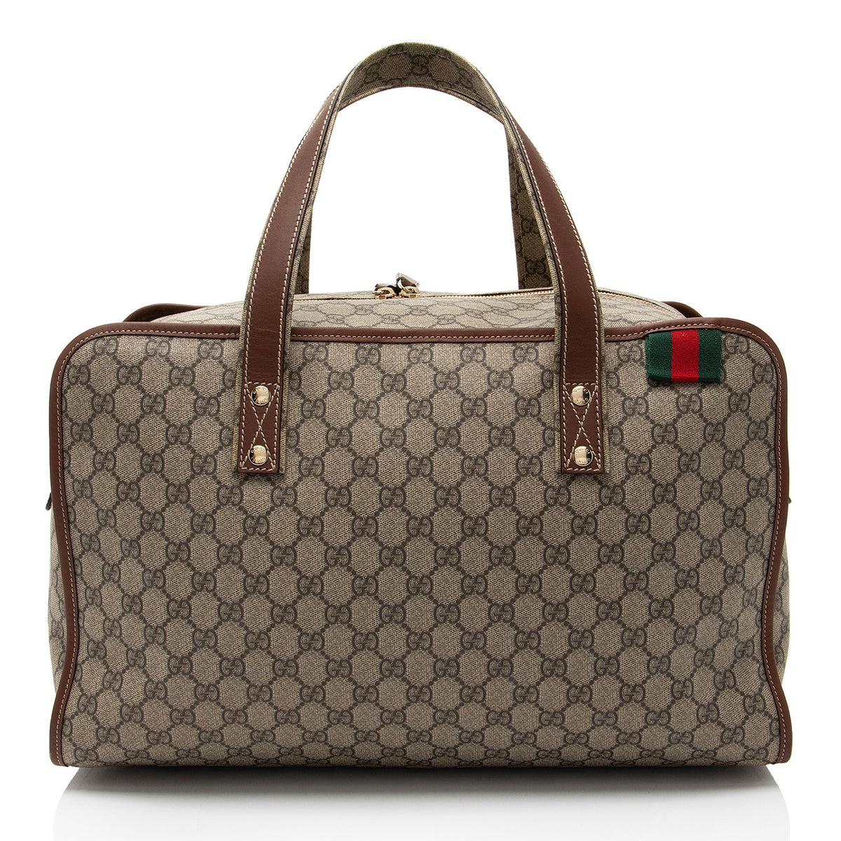 Gucci GG Supreme Web Loop Medium Duffle Bag (SHF-YShwwJ)