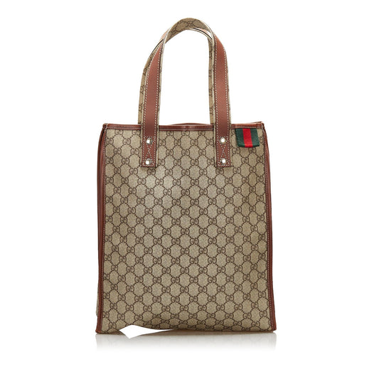 Gucci GG Supreme Web Loop  Tote