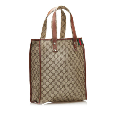 Gucci GG Supreme Web Loop  Tote