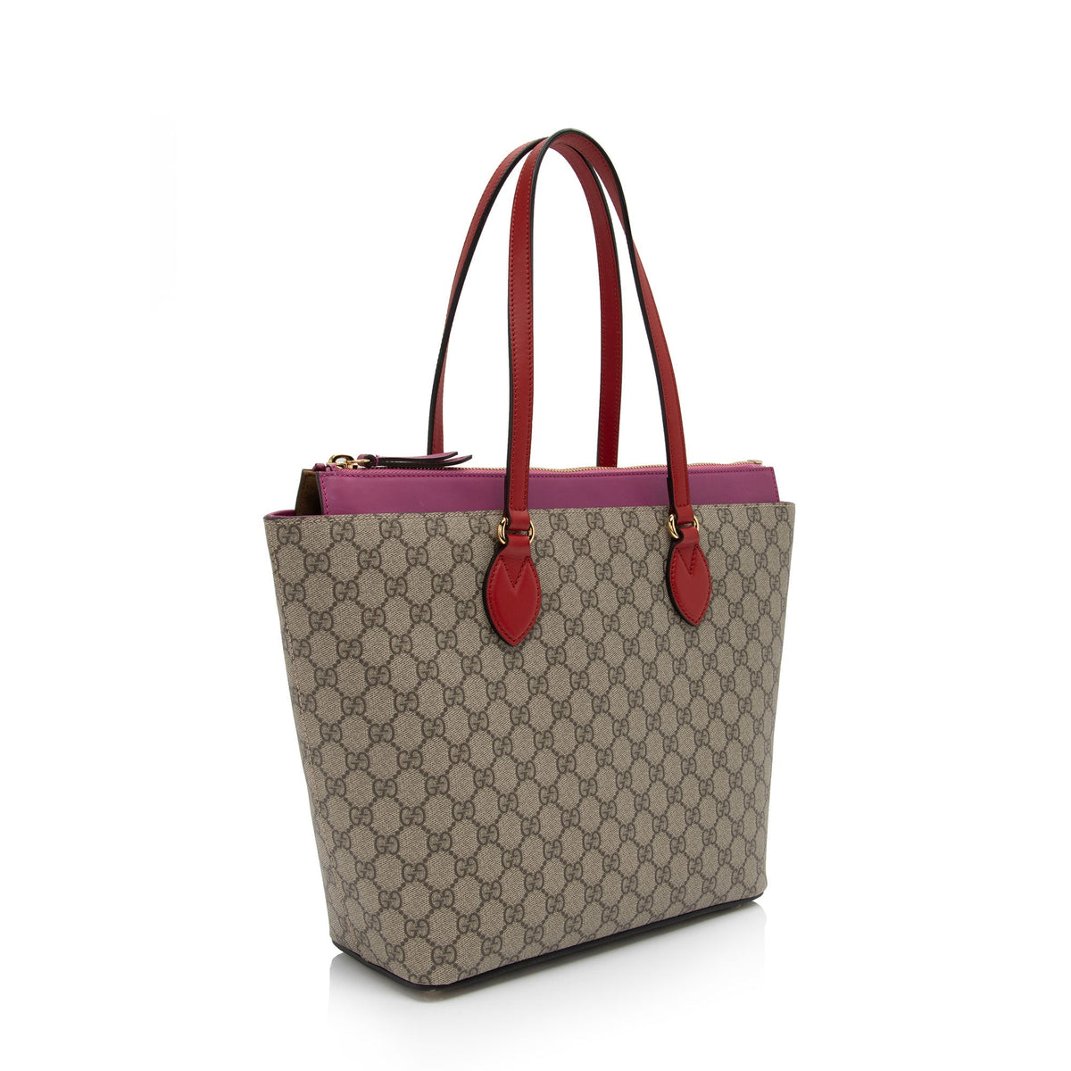 Gucci GG Supreme Zip Tote (SHF-4hpfA5)