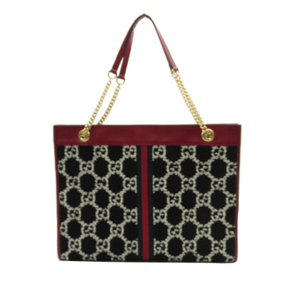 Gucci GG Tweed Rajah Web Tote (SHG-VUGhyI)