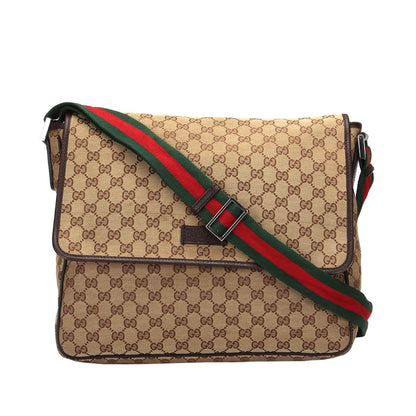 Gucci GG Web Canvas Crossbody Bag