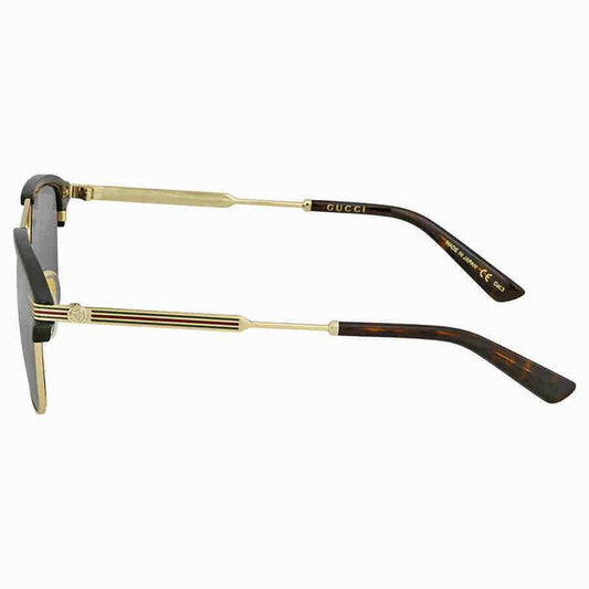 Gucci GG0241S-002 Men's Gold & Gray Novelty Sunglasses (S)