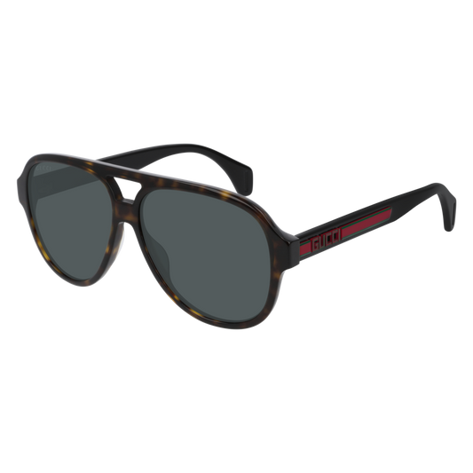 Gucci GG0463S Sunglasses Havana / Green (S) Unisex