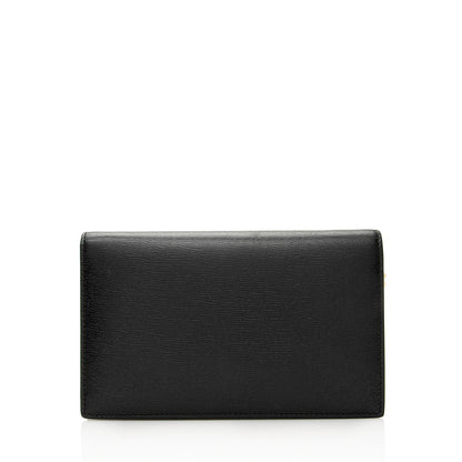 Gucci Grained Calfskin Interlocking G Chain Wallet (SHF-21780)