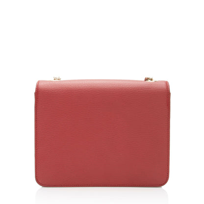 Gucci Grained Calfskin Interlocking G Small Shoulder Bag (SHF-8gS5ns)