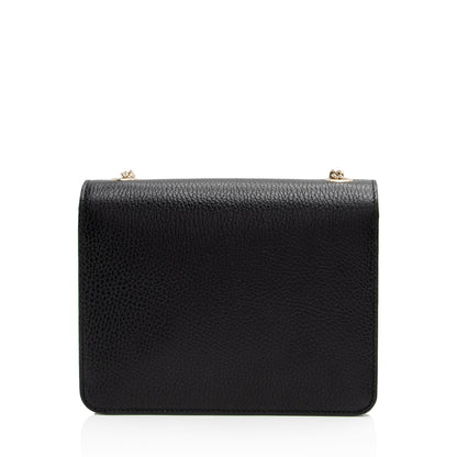 Gucci Grained Calfskin Interlocking G Small Shoulder Bag (SHF-1AVxLZ)