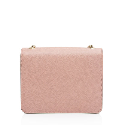 Gucci Grained Calfskin Interlocking G Small Shoulder Bag (SHF-BPuIFX)