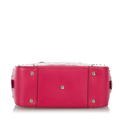 Gucci Guccissima Bright Leather Satchel