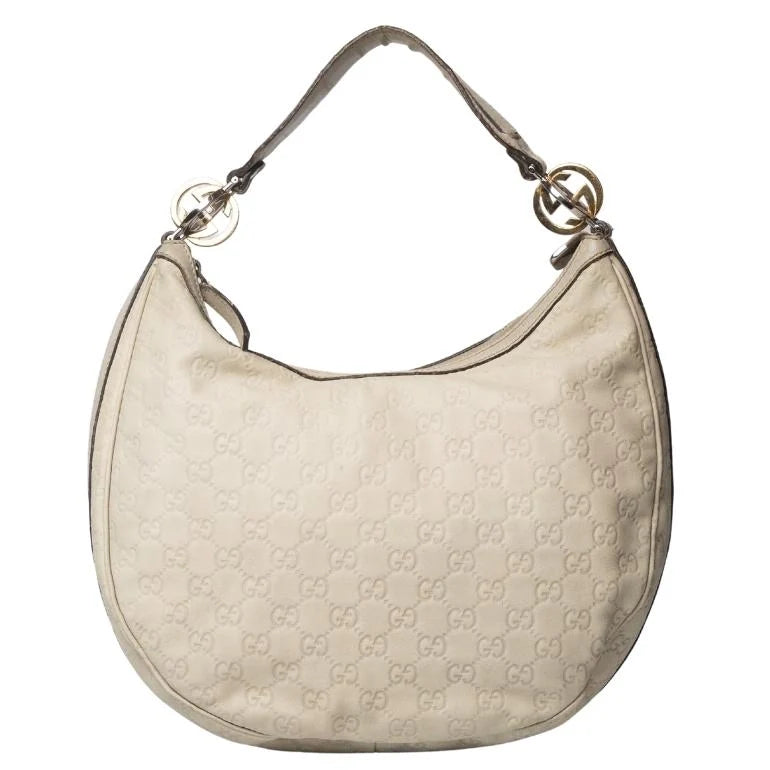 Gucci Guccissima GG Twin Hobo Bag