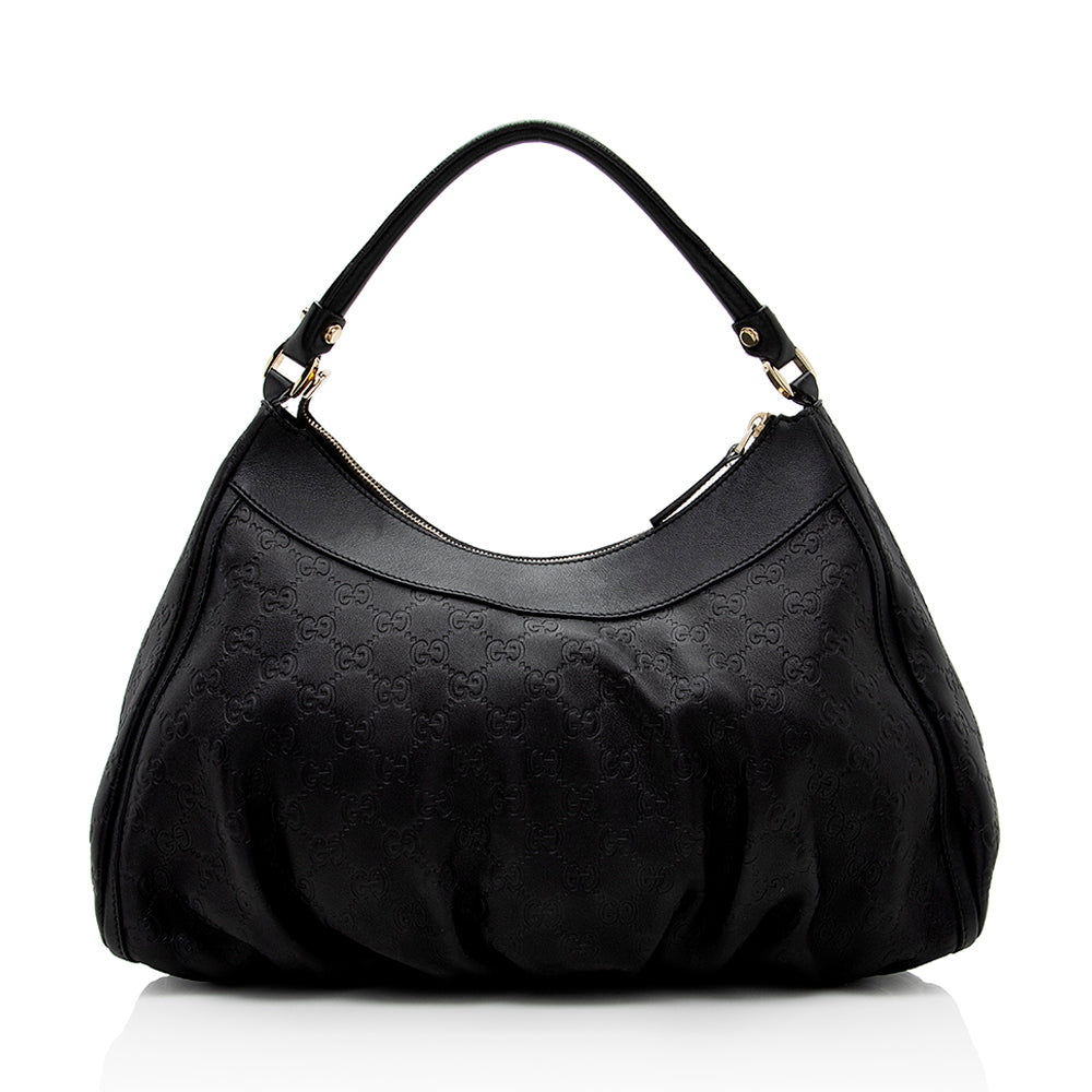 Gucci Guccissima Leather D Ring Hobo