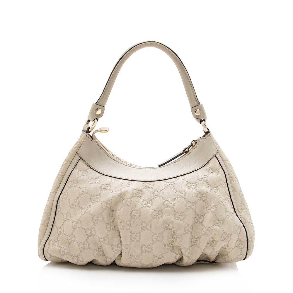 Gucci Guccissima Leather D Ring Small Hobo - FINAL SALE