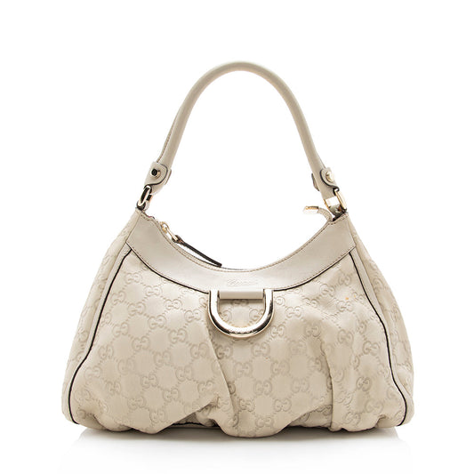 Gucci Guccissima Leather D Ring Small Hobo - FINAL SALE