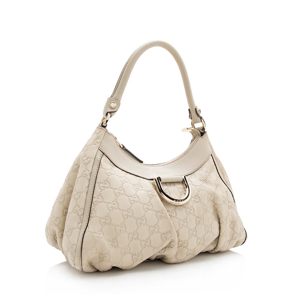 Gucci Guccissima Leather D Ring Small Hobo - FINAL SALE