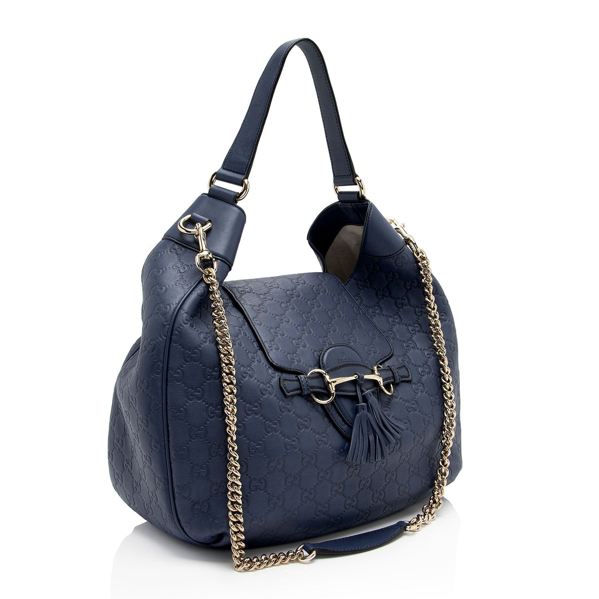 Gucci Guccissima Leather Emily Hobo (SHF-RC02em)