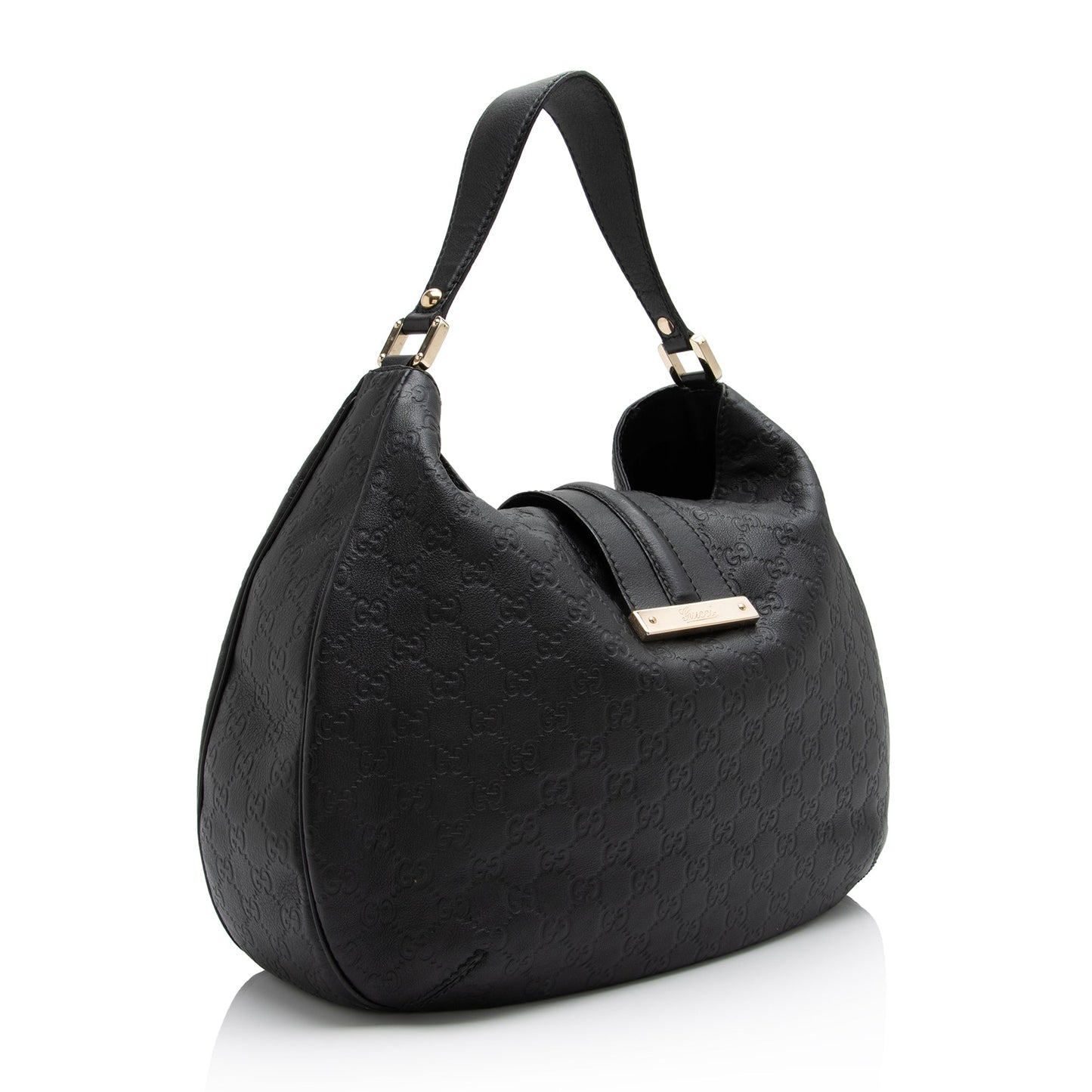 Gucci Guccissima Leather New Ladies Large Hobo (SHF-23392)