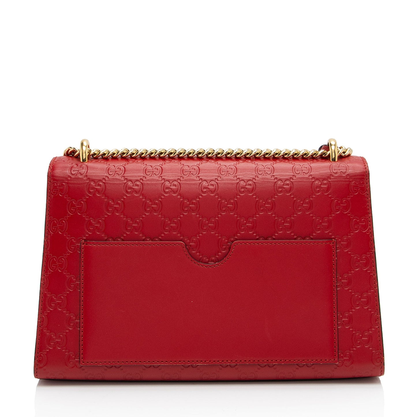 Gucci Guccissima Leather Padlock Medium Shoulder Bag (SHF-fXEhOA)