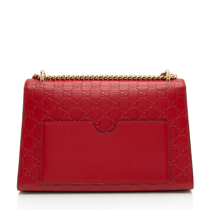 Gucci Guccissima Leather Padlock Medium Shoulder Bag (SHF-fXEhOA)