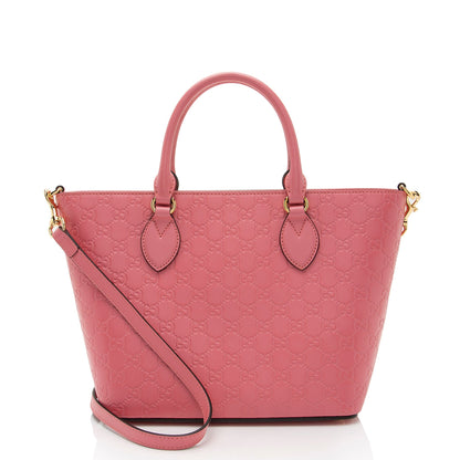 Gucci Guccissima Leather Signature Medium Tote (SHF-CtnUIT)