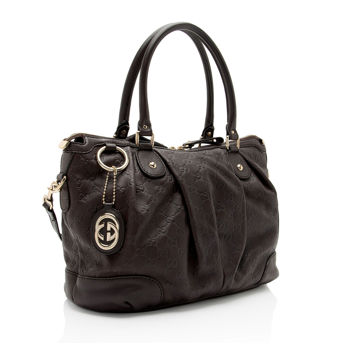 Gucci Guccissima Leather Sukey Large Satchel (SHF-lHKBBq)
