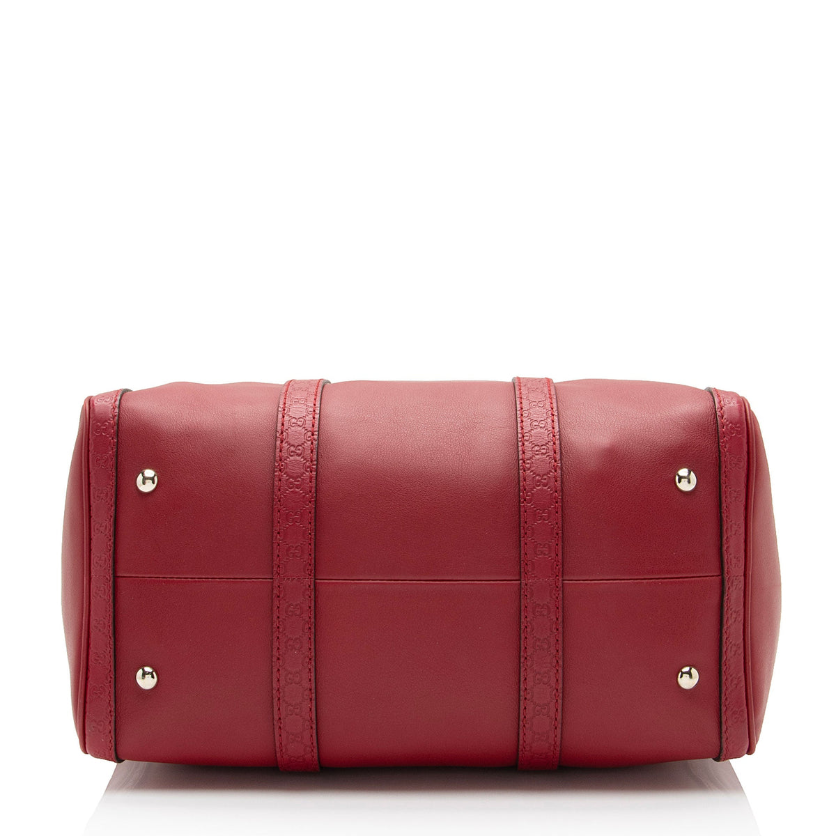 Gucci Leather Guccissima Trim Joy Boston Satchel