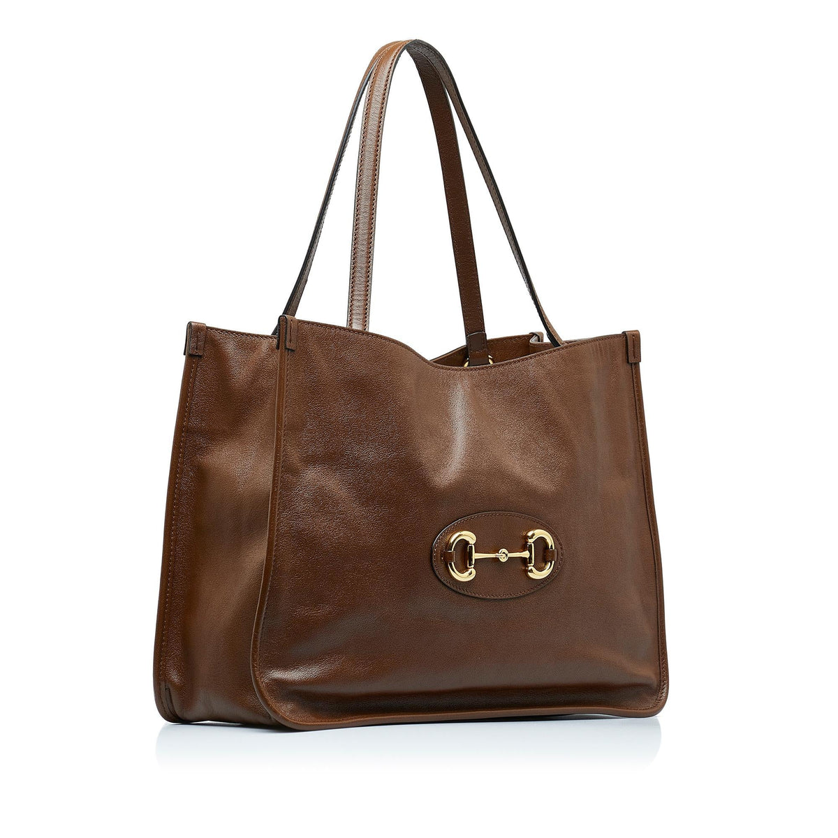 Gucci Horsebit 1995 Leather Tote Bag (SHG-8KCkxu)