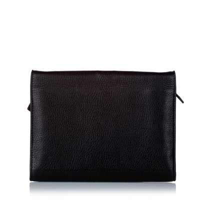 Gucci Interlocking G Chain Leather Crossbody Bag