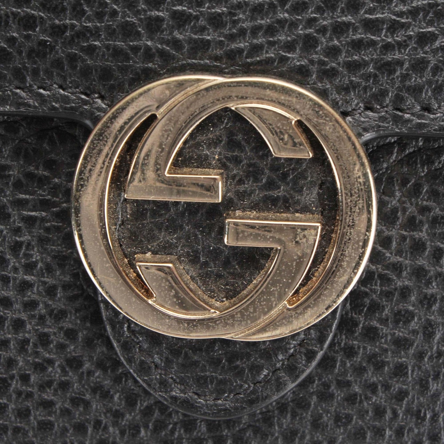 Gucci Interlocking G Leather Wallet On Chain