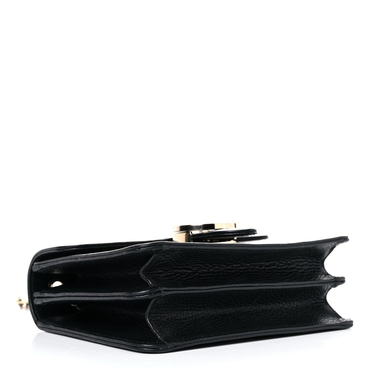 Gucci Black Interlocking GG Leather Crossbody Bag