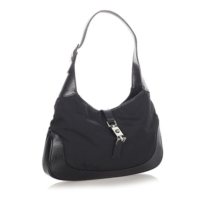 Gucci Jackie Canvas Hobo Bag