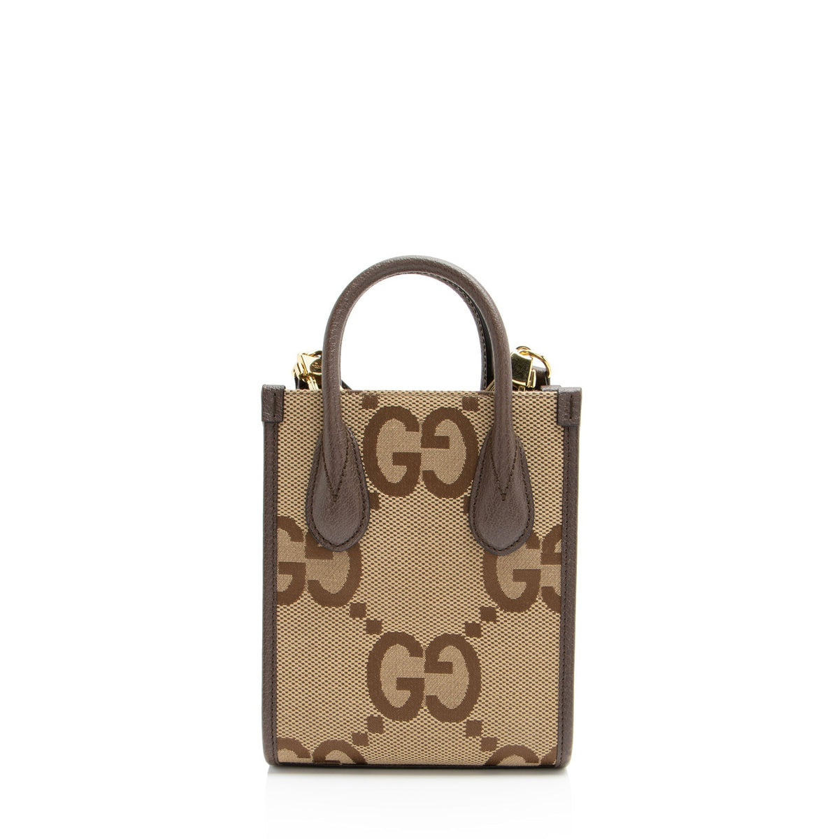 Gucci Jumbo GG Canvas Vertical Mini Tote