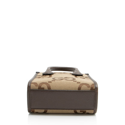 Gucci Jumbo GG Canvas Vertical Mini Tote