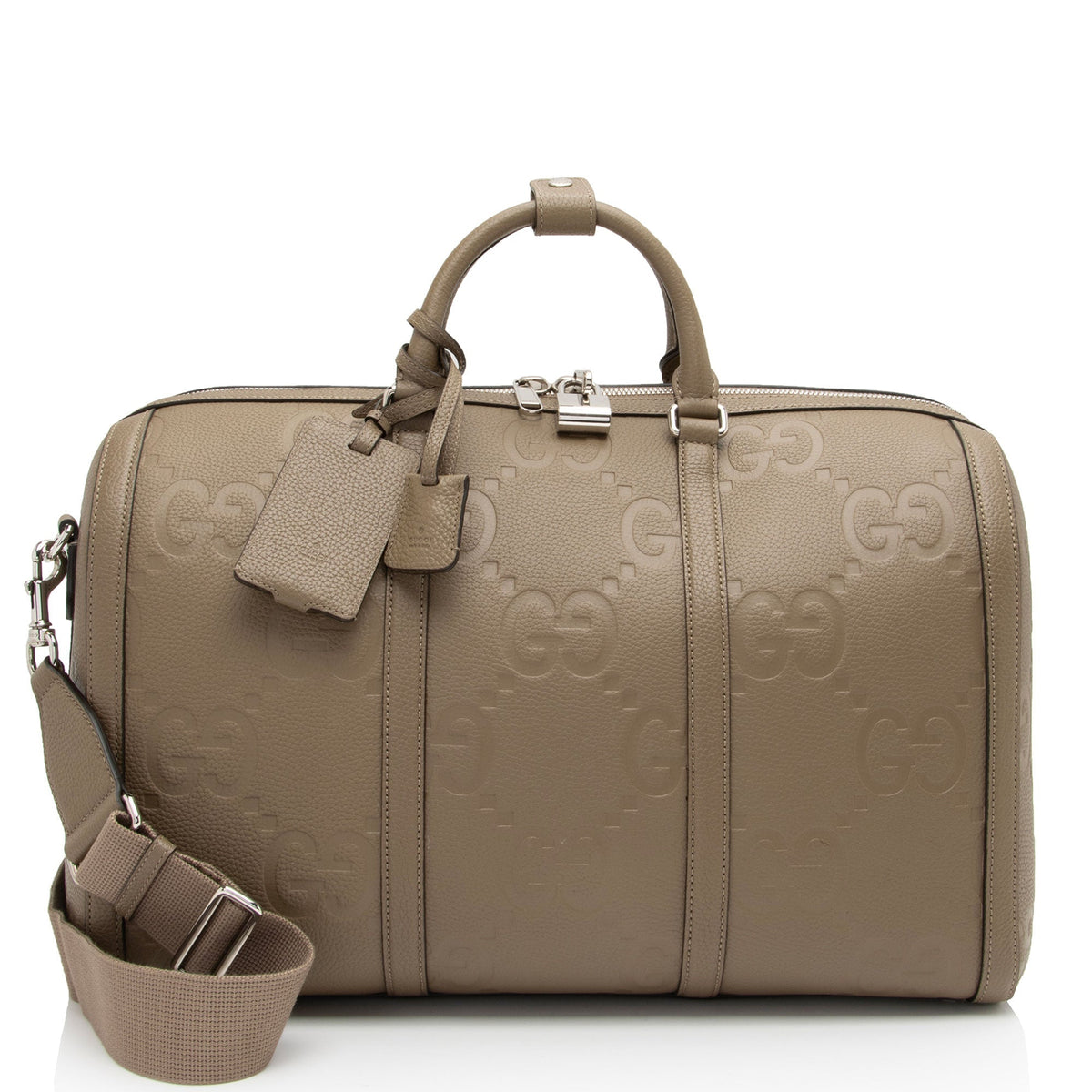 Gucci Jumbo GG Leather Small Duffle Bag (SHF-sZdAaV)
