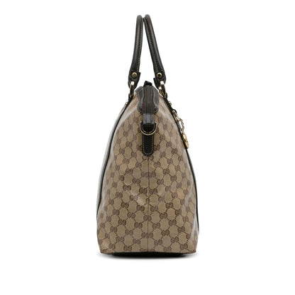 Gucci Large GG Crystal Charm Dome Bag (SHG-CTXgW8)