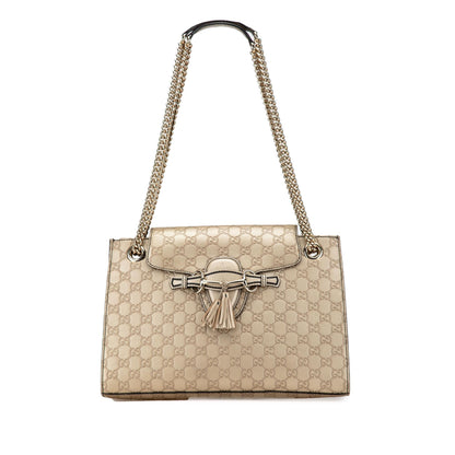 Gucci Large Guccissima Emily Shoulder Bag