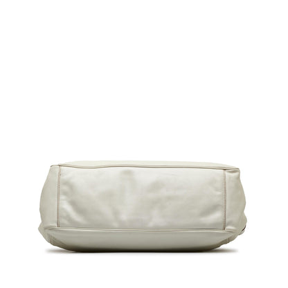 Gucci Large Leather Positano Scarf Tote (SHG-EgnKIT)