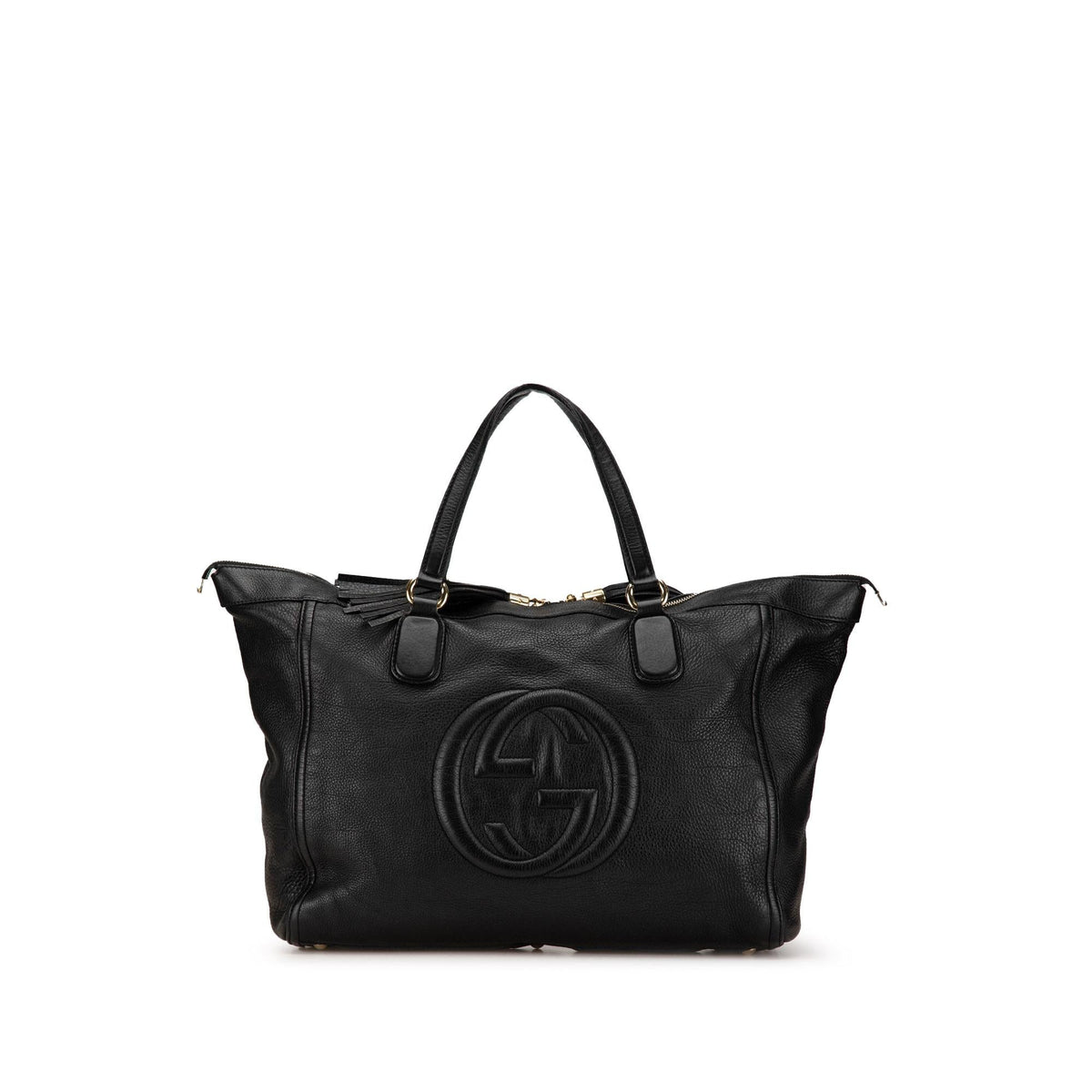 Gucci Large Leather Soho Zip Tote